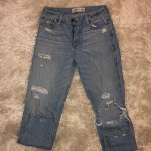 Ripped Girlfriend Jeans